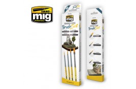 Mig Dioramas and Scenic Brush Set Pack of 4